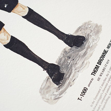 He Wears It 019 - T-1000 wears Thom Browne. New York