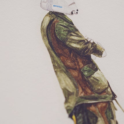 He Wears It 023 - Coruscant Clone Trooper wears White Mountaineering