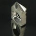 Geometric Sterling Silver Ring, Silver Square Ring, Triangles Ring, Rustic Ring, Geometric Jewelry, Unique Silver ring