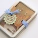 Tin . Rectangle Window Favor Candy Nugget Hinged Metal with Clear Plastic Lid // 5.25" x 3.50" x 1" // Magnetic Gift Packaging
