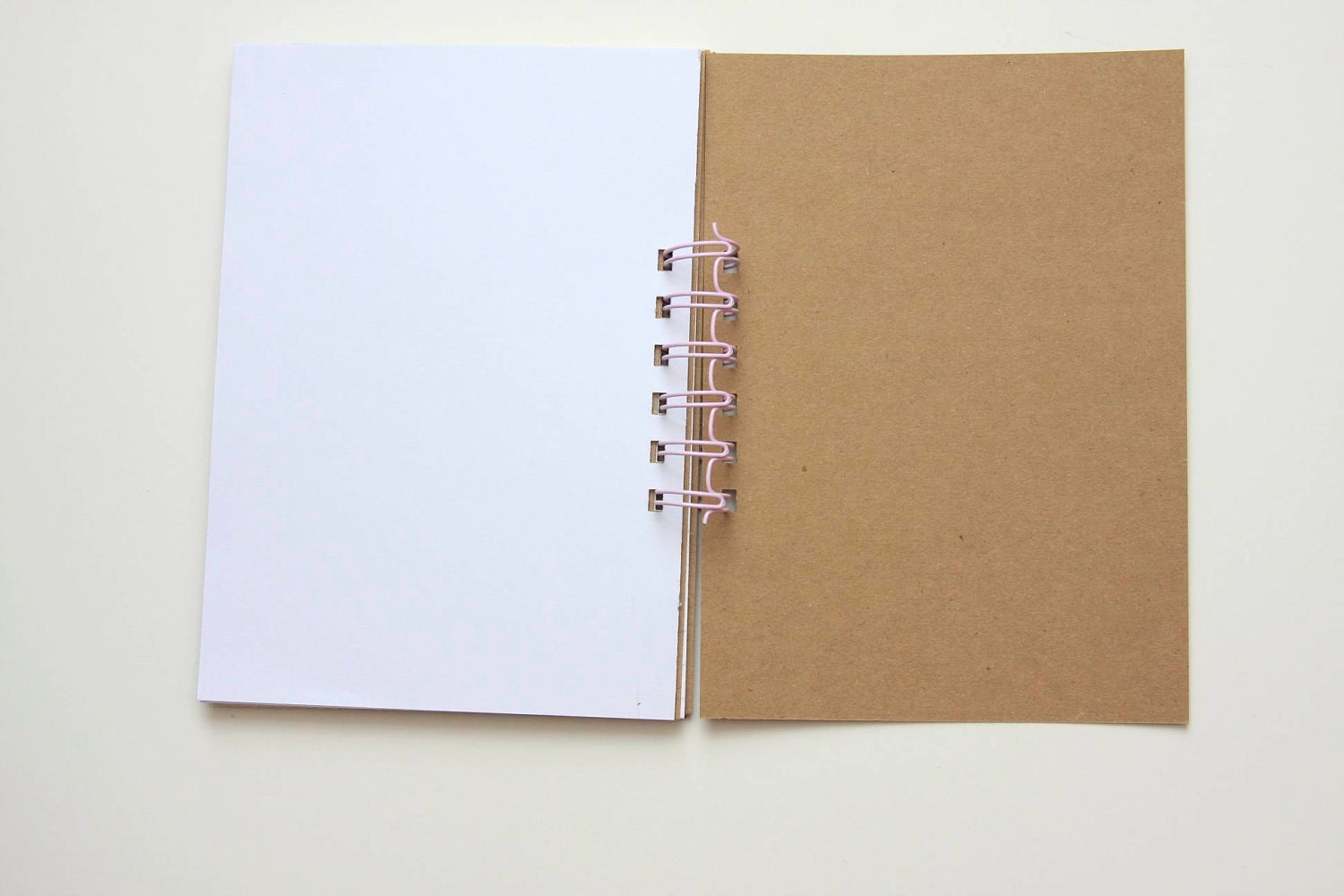 Romantic Shabby Chic . 5 Section Wire Bound // Mini Book Album Journal Notebook Diary // Under 20 Gift for Her
