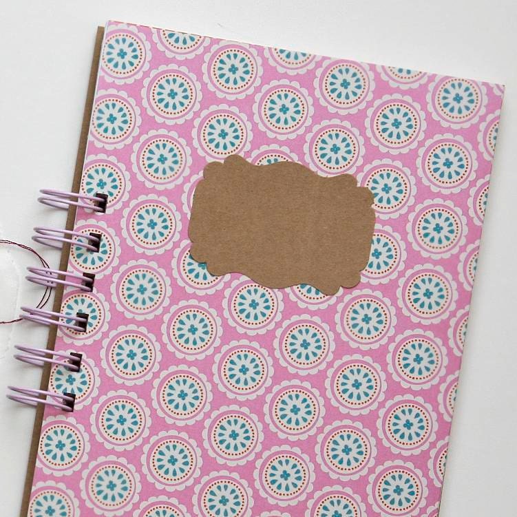 Romantic Shabby Chic . 5 Section Wire Bound // Mini Book Album Journal Notebook Diary // Under 20 Gift for Her