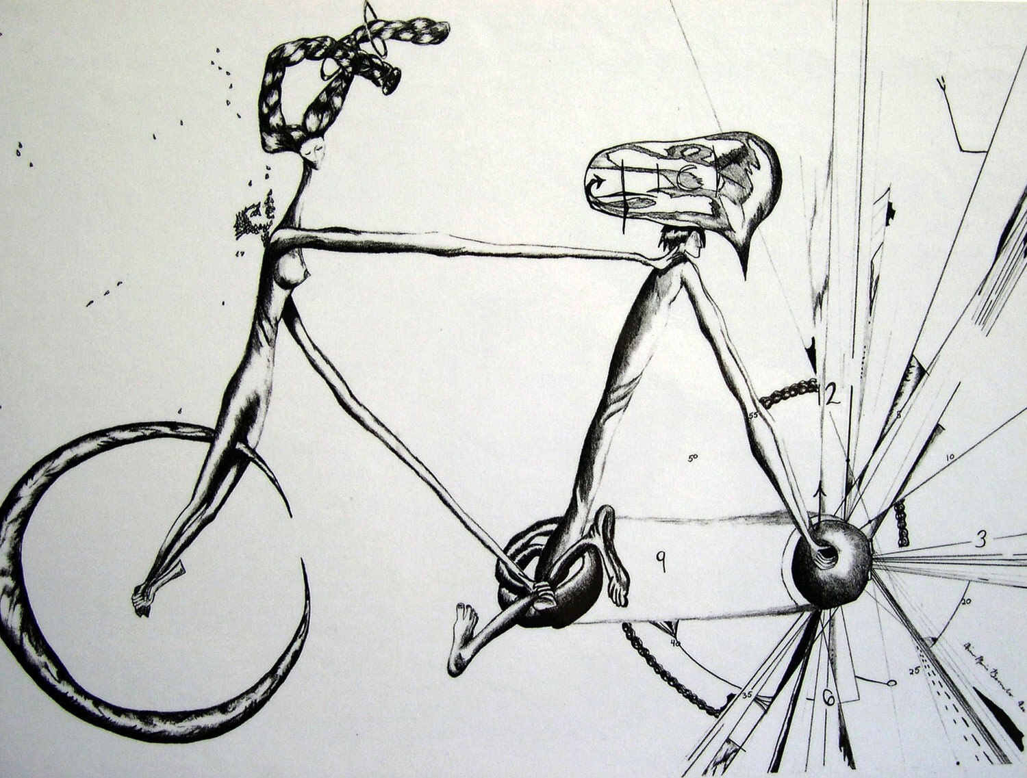 Bicycle Gear Drawing