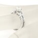 Round antique diamond engagement ring and band 18k 1.31ctw