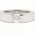 Round cut diamond engagement ring tension set 0.40ctw