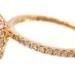 18k rose gold diamond engagement ring prong set art deco 1.62ctw