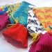 Butterfly Design Knitted Hot Water Bottle Cozy/ cosy