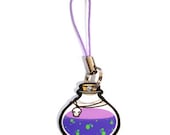 SALE - Poison Bottle Phone Charm/Zipper Pull