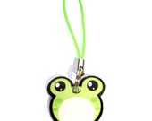 SALE - Little Frog Phone Charm / Zipper Pull