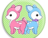 Itty Bitty Deer 1 1/2in Pinback Button