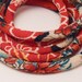 Wrap Bracelet with Japanese Chirimen Cord and Om Charm,yoga jewelry,wrapped, wrapping, wrap around,wrist wrap