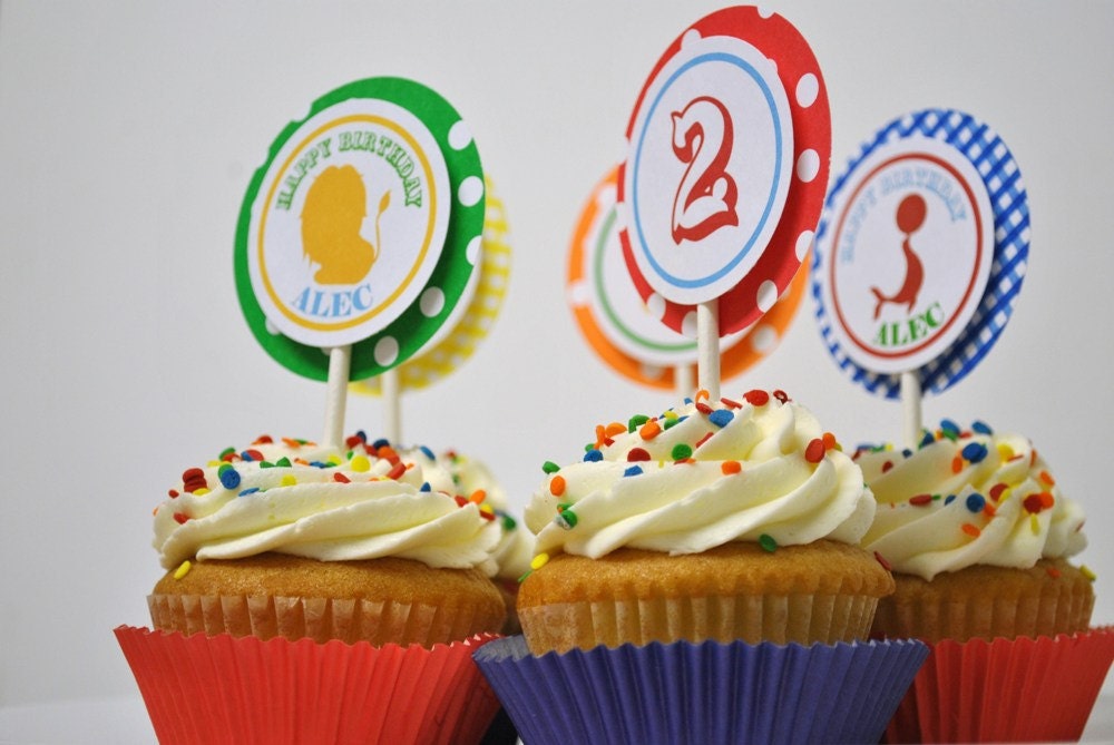 Circus Cupcake Toppers