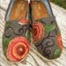 Custom hand painted TOMS, bohemian floral