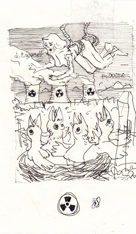 Original  "do it yourself DOODLER" sketches/preliminary artwork