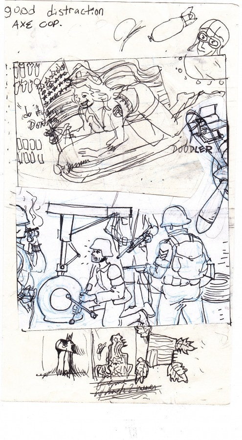 Original  "do it yourself DOODLER" sketches/preliminary artwork