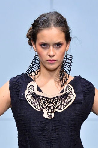 Martín Pescador leather necklace from Laurel