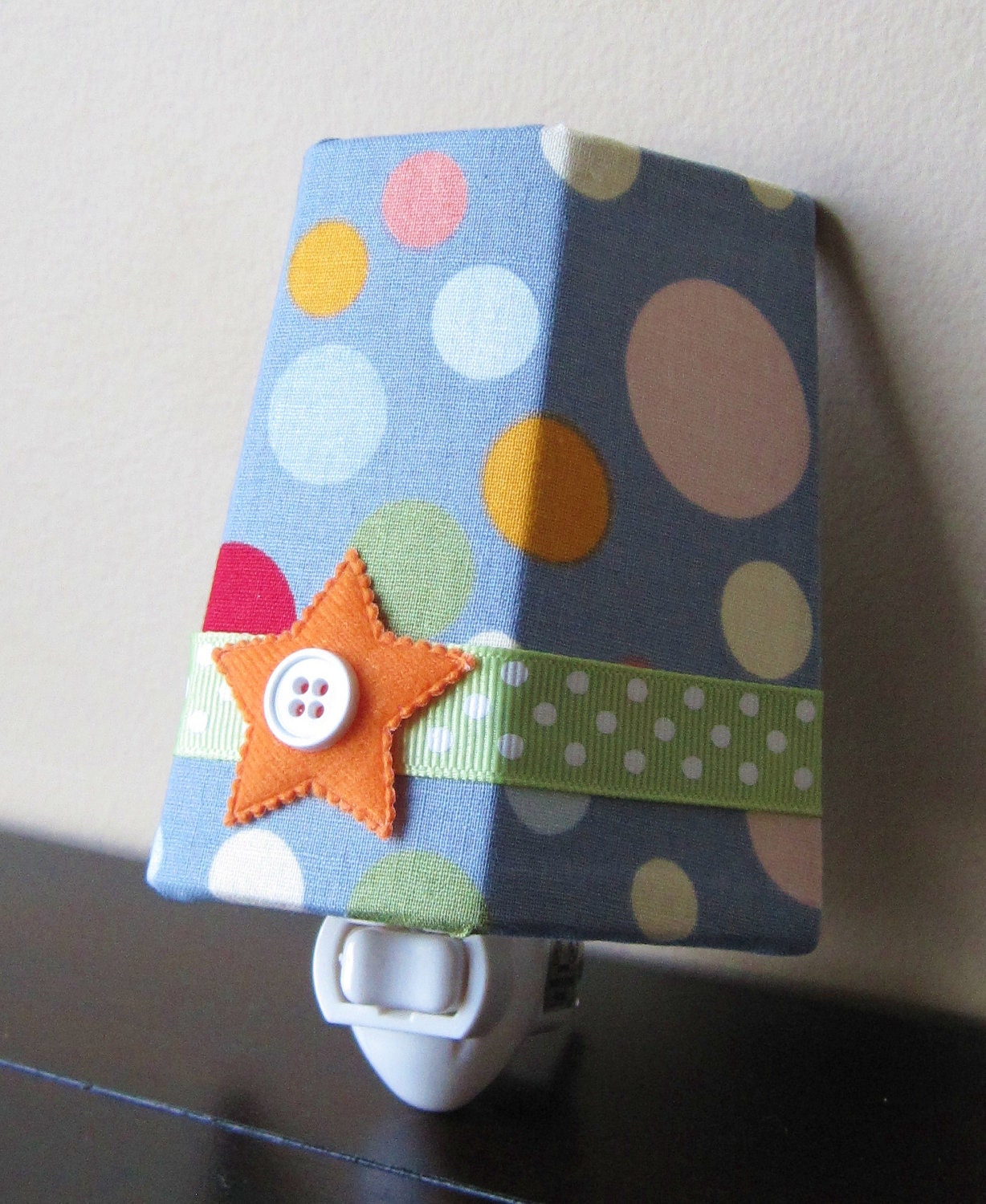 Multi Polka Dots - Boy or Girl - Night Light