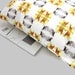 Pillow Cover Gold and Silver Pattern in 17 x 17 inches