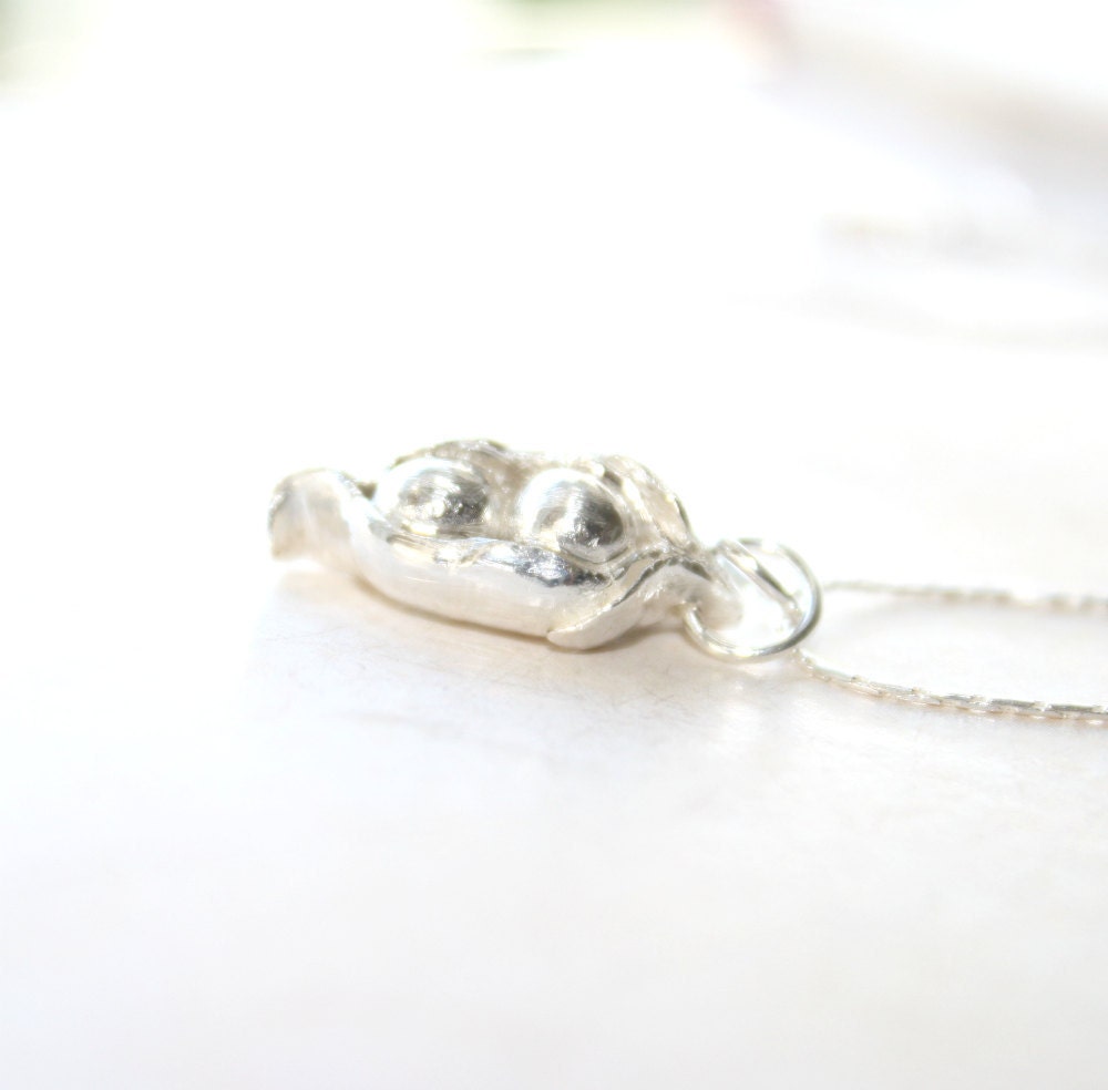 Two Peas In A Pod Necklace, Sentimental, Unique Pea Pod