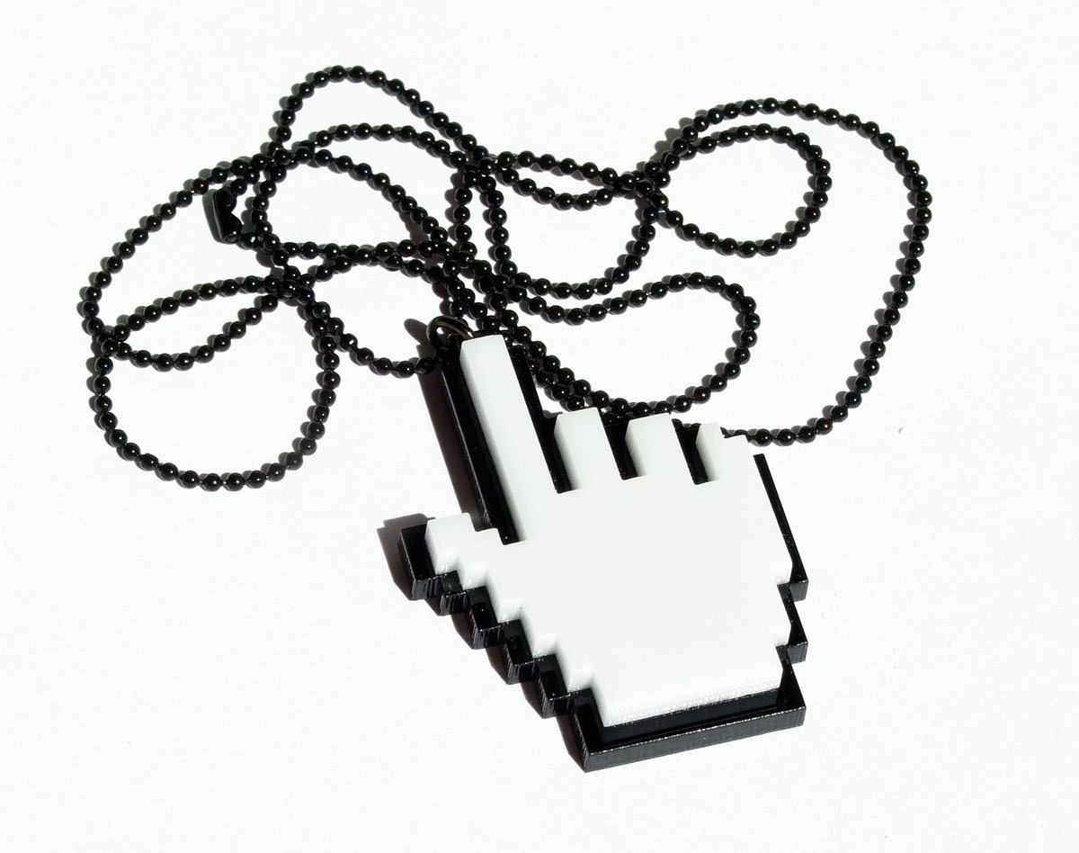 Mouse cursor 8-bit pixels - Hand
