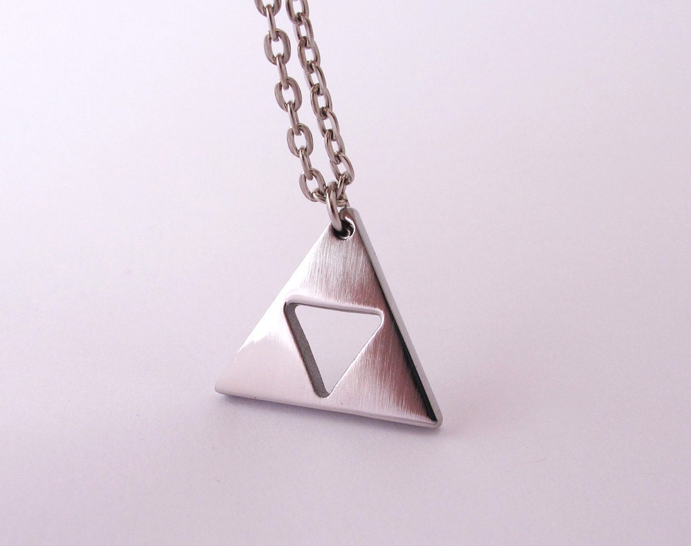 Triforce of Zelda - Polished Stainless Steel
