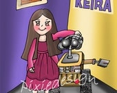 Custom Cartoon Illustration of your child, partner or pet.