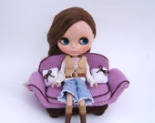 crochet pattern - wide pink armchair