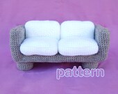 amigurumi pattern - modern sofa