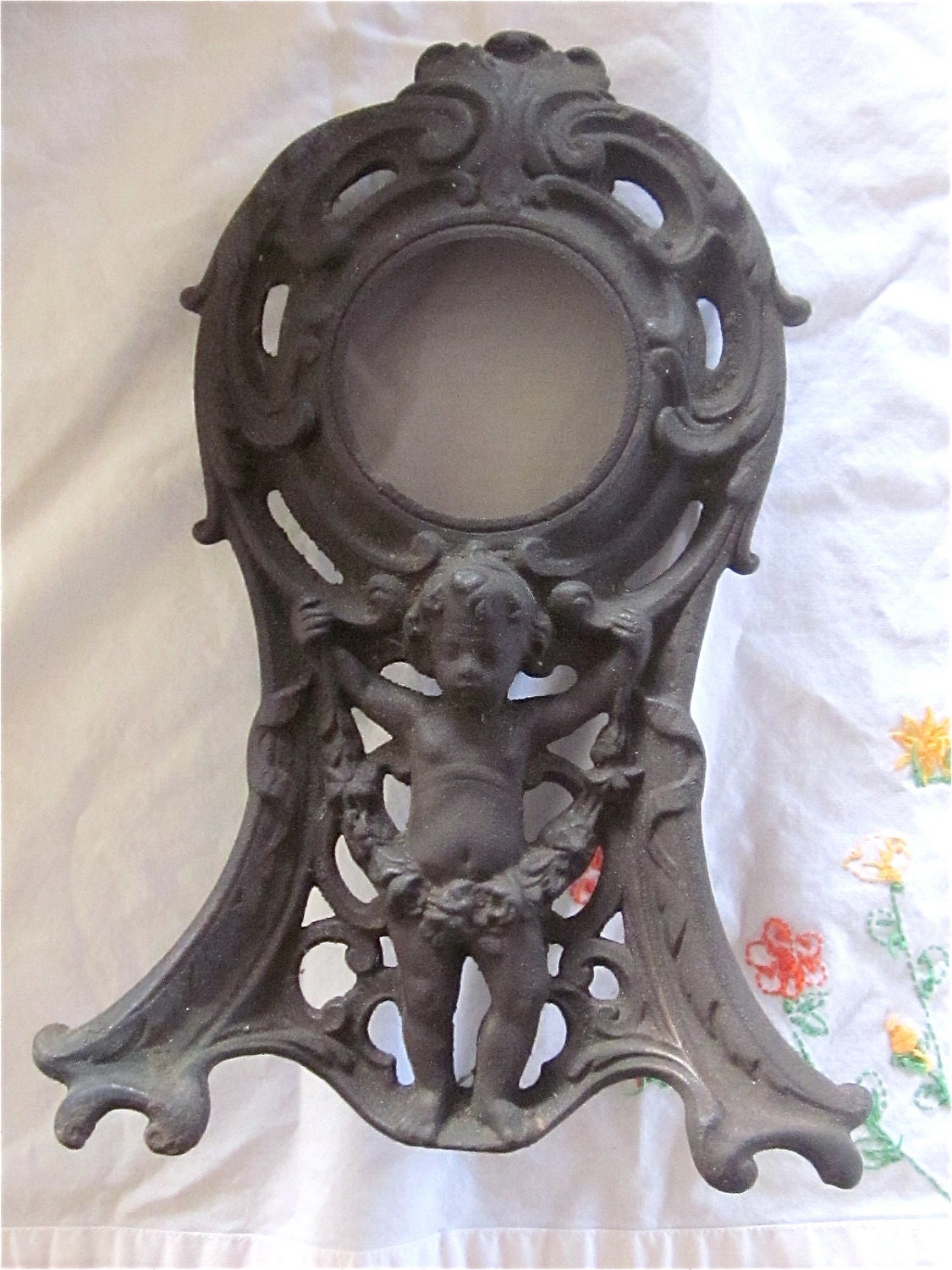c1906 Cherub Clock Case