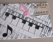 LEGATO Musical Original ACEO Mixed Media