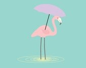 Printable Flamingo Stationery Set (1301)