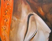 Chalk Buddha  - Original Piece-  Prints Available
