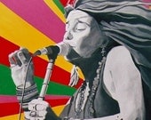 Janis Joplin-The Late 60's - Original Painting -  Prints Available