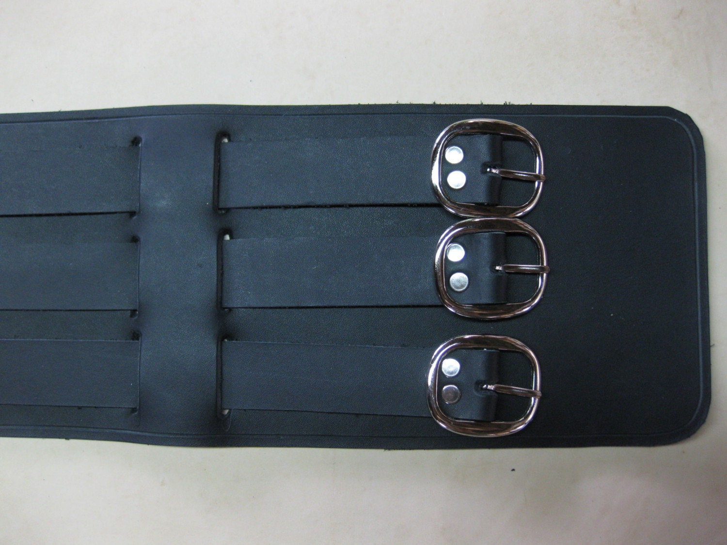 6 1/2 Inch Pirate Leather Warrior Belt / Barbarian Belt