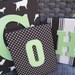Nursery Letters, Chocolate Brown Nursery Letters, 3 Piece Letter Set, Dog Nursery, Painted Letters, Wood Letters, Wall Letters