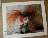 Art Doll creepy Bloody Vampire Photographic Giclee Print 8x10 Veruca