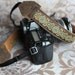 Brown Flourish Leather and Suede Camera Strap