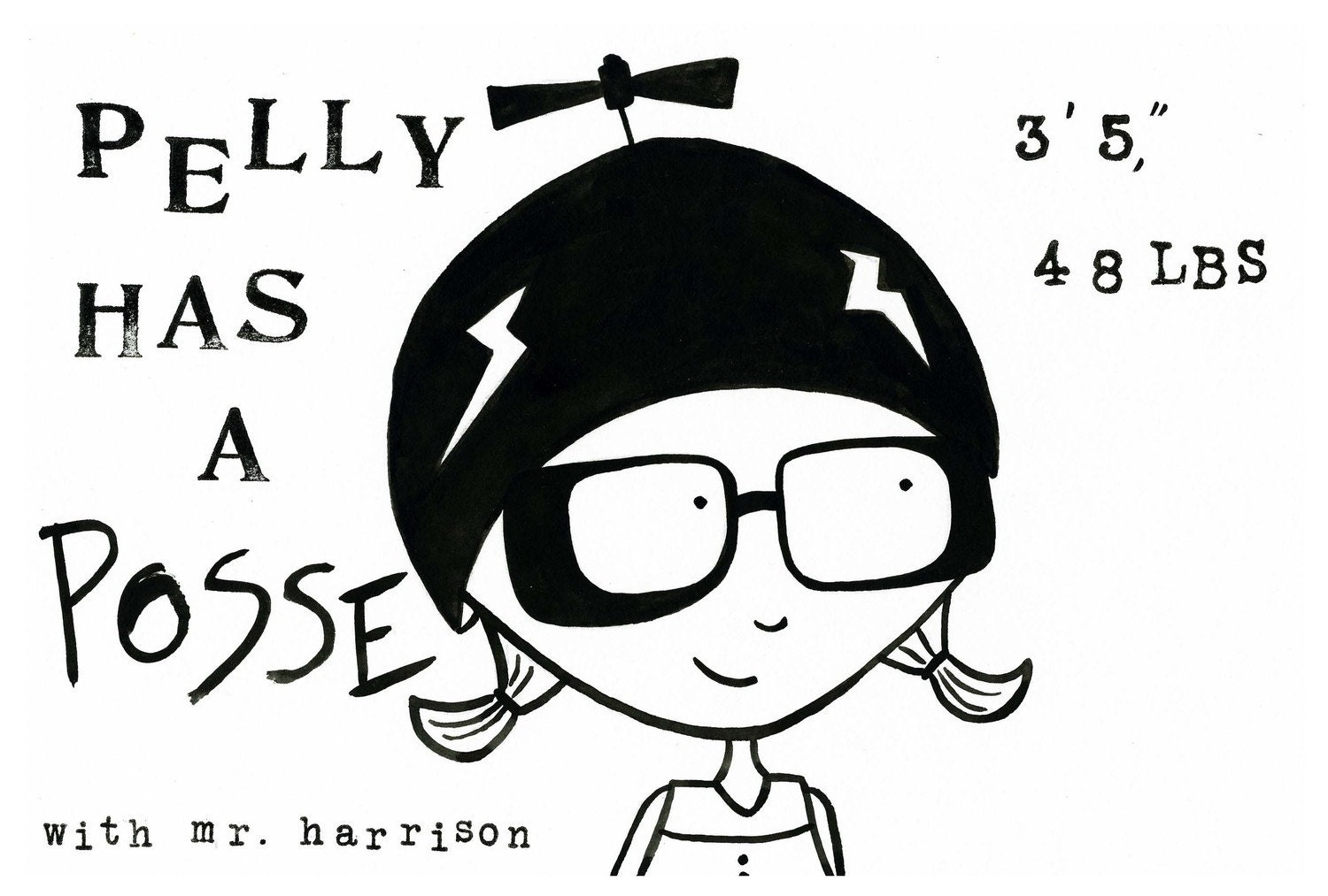 Pelly Has a Posse Print