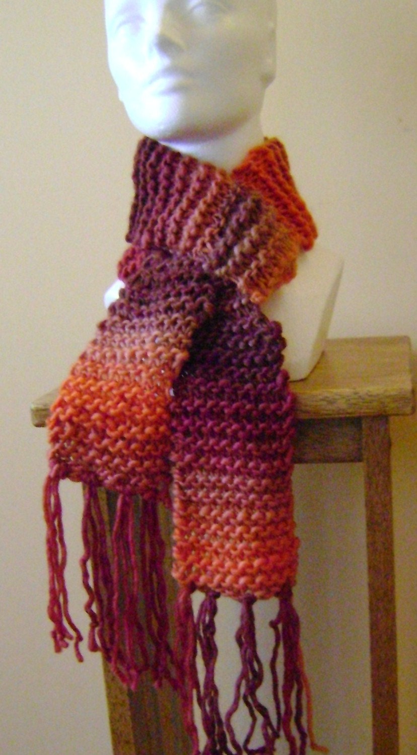 Brandied apricot scarf