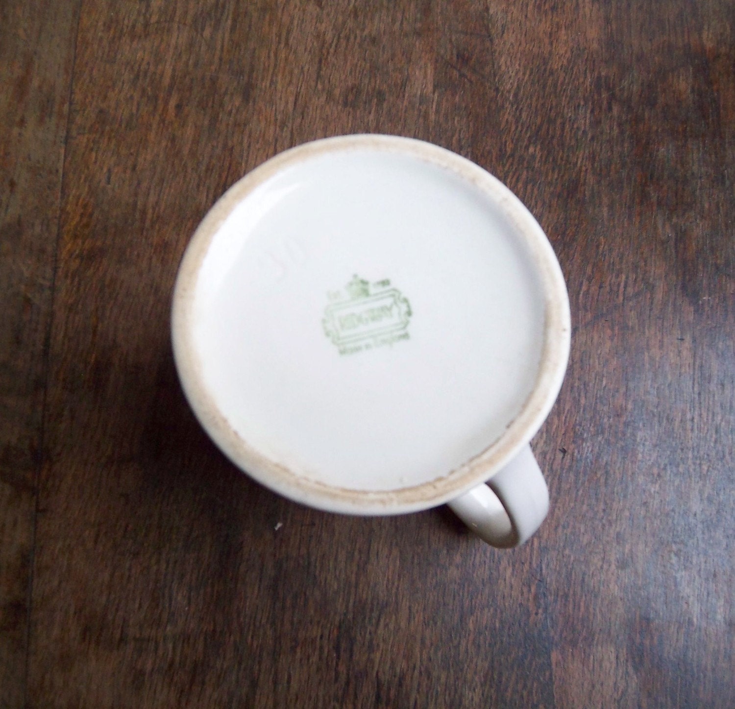 white ridgeway ceramic jug