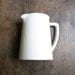 white ridgeway ceramic jug