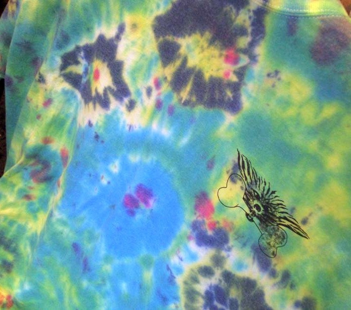 Night Shirt Tie Dye Wild and Crazy