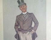 Vanity Fair "Spy" Lithograph Vintage