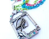 Women Jewelry Birds Women Gift Multi Blue Pink Green Chains Necklace