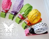 Boutique Critter Slug Snail Ribbon Sculpture Ribbon Clip.  Pick One. Free Ship Promo.