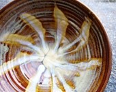 Serving Bowl. Honey-Red Glaze