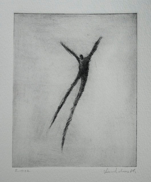 Original Drypoint "Lucky"