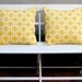Yellow Throw Pillow Covers Accent Pillows Decorative Pillows Chain Link Pillow Covers 20 x 20 Inches