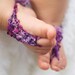 Baby Barefoot Sandals. Girl stylish foot wear for those tiny earth bound toes.