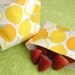 Reusable Sandwich and Snack Sack Kit in Juicy by Alexander Henry FREE SHIPPING